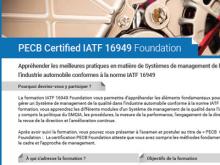 Certification ISO 16949 Foundation