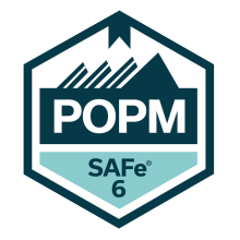 Badge de certification SAFe POPM 6
