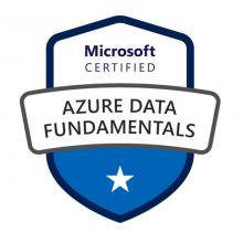 Badge de certification Azure Data Fundamentals