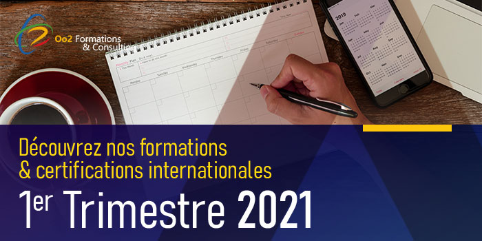 Oo2 Formations : Calendrier 1e trimestre 2021