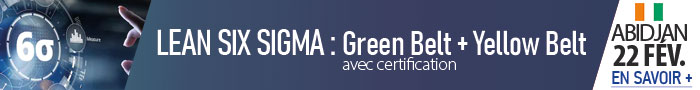 Formation Lean Six Sigma : Abidjan le 22 Février - cliquer ici