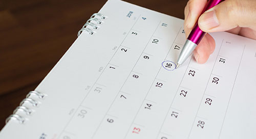 Calendrier des formations