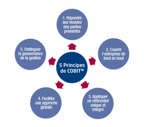 Les 5 principes de COBIT