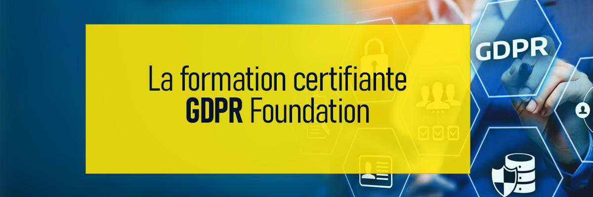 Formation GDPR