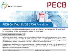 Guide de formation PECB ISO 27001 Foundation