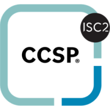 Badge de la certification CCSP (Certified Cloud Security Professional) de l'ISC2