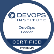 Badge de certification DevOps Leader délivrée par PeopleCert