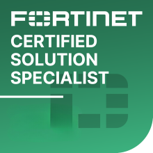 Badge de certification Fortinet Certified Solution Specialist (FCSS)