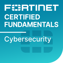 Badge de certification Fortinet Certified Fundamentals