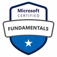 Badge de certification Microsoft Power Platform Fundamentals