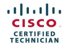 Badge de technicien certifié Cisco